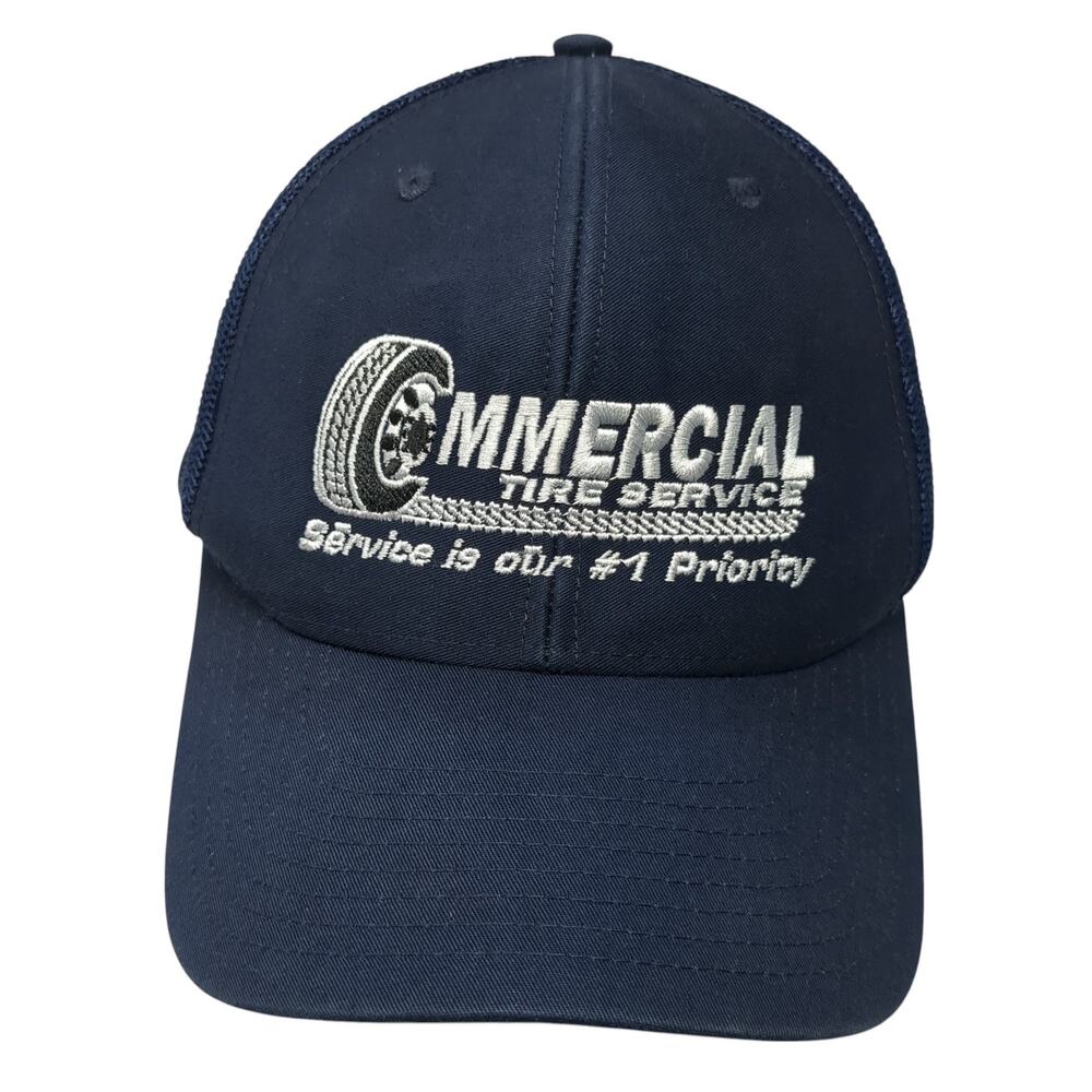 Commercial Tire Service #1 Priority Trucker Cap Blue OS Mesh Back Richardson